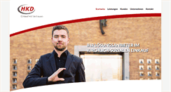 Desktop Screenshot of hkd.de