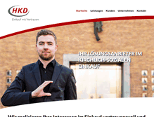 Tablet Screenshot of hkd.de